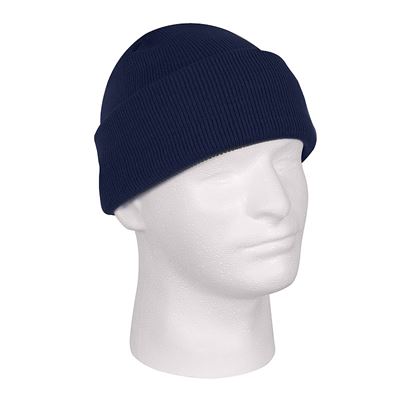 Cappello lavorato a maglia fine FINE ACRILICO BLU