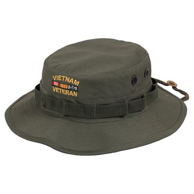Cappello VIETNAM VETERAN logo VERDE