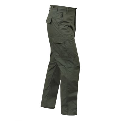 Pantaloni BDU in cotone rip-stop VERDI