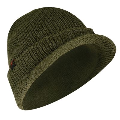 Cappellino WATCH BRIM lavorato a maglia con visiera VERDE