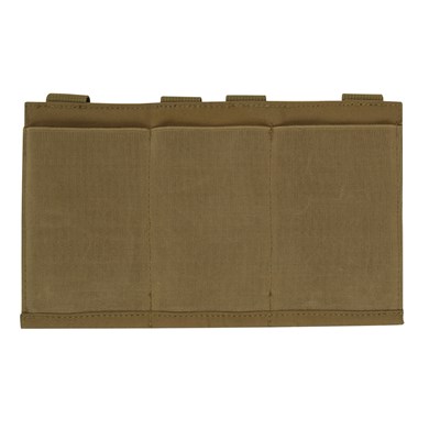 Tasca per 3 caricatori MOLLE elastica aperta COYOTE ROTHCO 5956COY 3