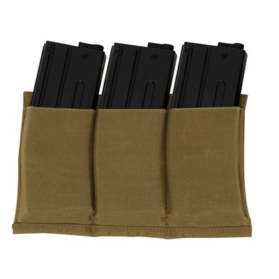 Tasca per 3 caricatori MOLLE elastica aperta COYOTE