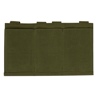 Tasca per 3 caricatori MOLLE elastica aperta VERDE ROTHCO 5956OD 4