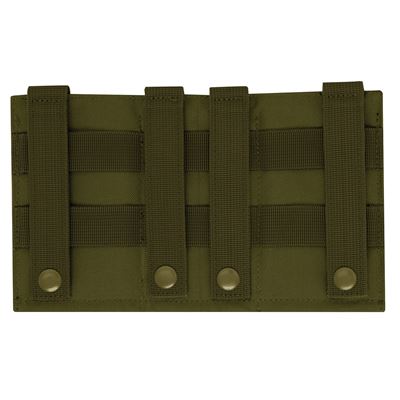 Tasca per 3 caricatori MOLLE elastica aperta VERDE ROTHCO 5956OD 2
