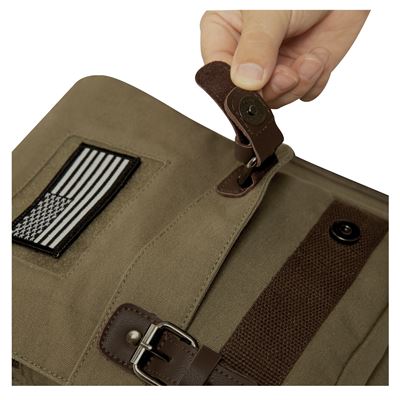 Zaino SLING VINTAGE a tracolla in tela VERDE ROTHCO 5968 6