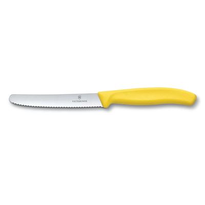 Coltello per pomodori 11 cm GIALLO