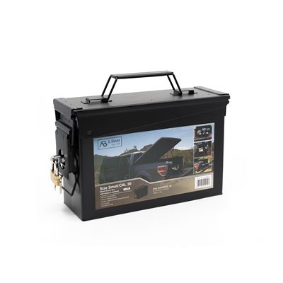 Cassa per munizioni US CAL.30 con serratura NERA