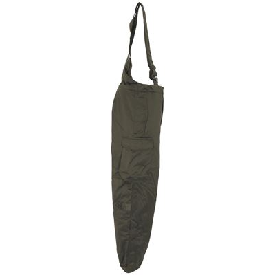 Pantaloni termici AUSTRIACI con bretelle VERDI usati Esercito austriaco 601213 2