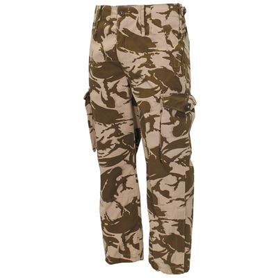 Pantaloni britannici COMBAT windproof DPM DESERT nuovi