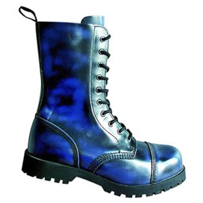 Scarpe BOOTS & BRACES 10 fori BLU