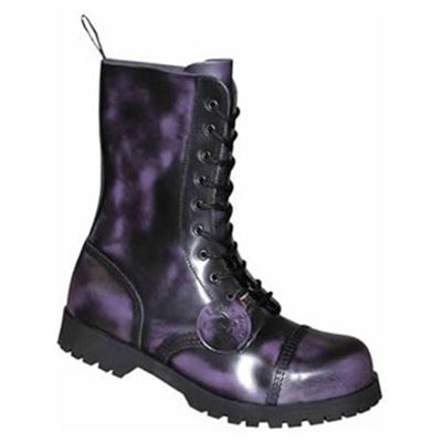 Scarpe BOOTS & BRACES 10 fori VIOLA
