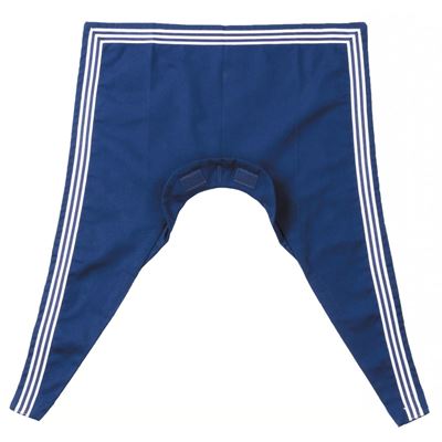 Colletto blu marino britannico con strisce usato