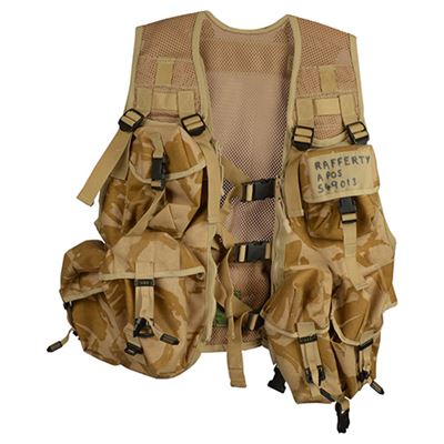 Gilet tattico TACTICAL BRIT. DPM DESERT usato originale
