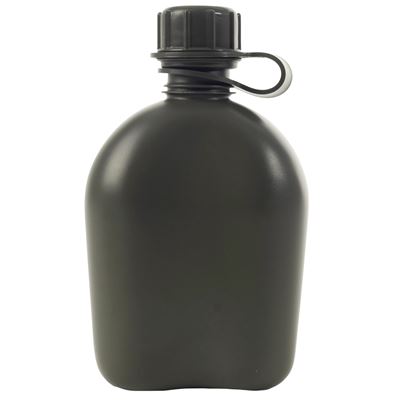 Bottiglia da campo originale US 1Qt. plastica VERDE Esercito americano 605 2