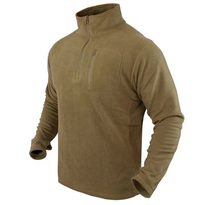 Felpa CONDOR 1/4 ZIP FLEECE COYOTE BROWN
