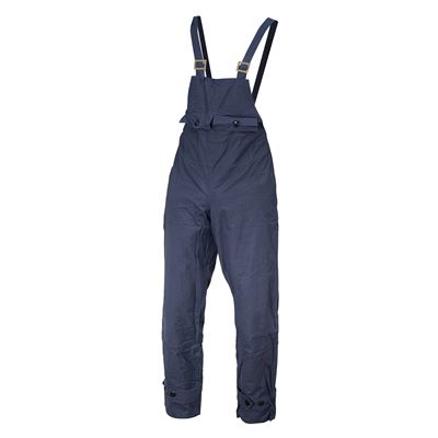 Pantaloni con bretelle e pettorina BULGARO GRIGIO-BLU