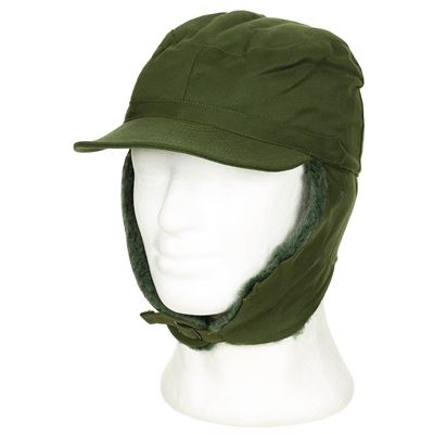 Cappello SVEDESE M 59 invernale con visiera e copriorecchie VERDE Esercito svedese 610033B 4
