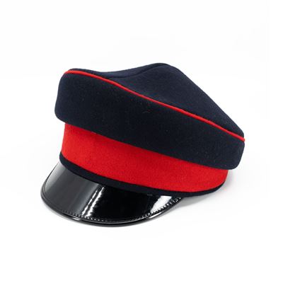 Cappellino da brigadiere BRITANNICO da donna BLU SCURO-ROSSO usato