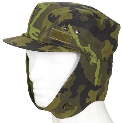 Cappellino AČR vz.95 bosco con visiera e paraorecchie usato Esercito ceco 8405000G 2