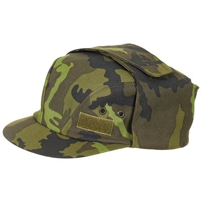 Cappellino AČR vz.95 bosco con visiera e paraorecchie usato