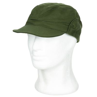 Cappello SVEDESE M 59 con visiera e copriorecchie VERDE