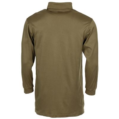 Maglietta lunga con colletto e zip VERDE SVIZZERO  6103201 2