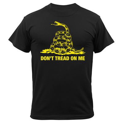 Maglietta DON'T TREAD ON ME NERA
