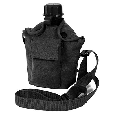 Copri bottiglia da campo 1L US VINTAGE NERO