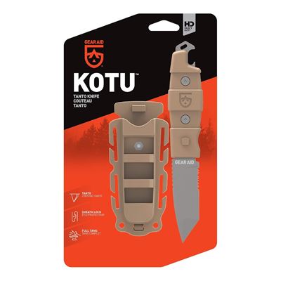 Coltello KOTU™ Tanto COYOTE GEAR AID® 62045 10