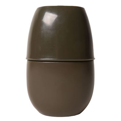 Bottiglia con beccuccio tipo britannico VERDE usata