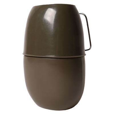 Bottiglia con beccuccio tipo britannico VERDE nuova