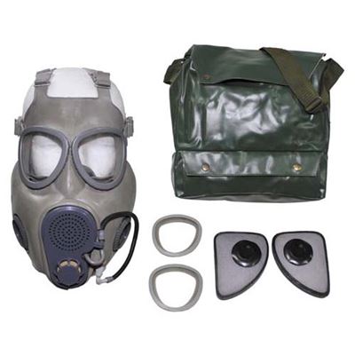 Maschera antigas AČR M10M con tubo di respirazione e custodia