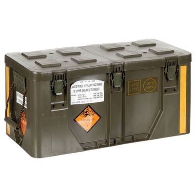 Cassa da trasporto ITALIANA in plastica VERDE usata