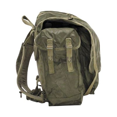 Zaino francese F-1 piccolo con tasche VERDE usato Esercito francese 91406200-K 5