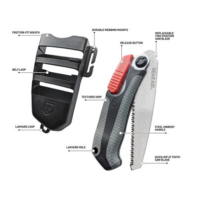 Sega pieghevole Camp SKARA™ GEAR AID® 63050 2
