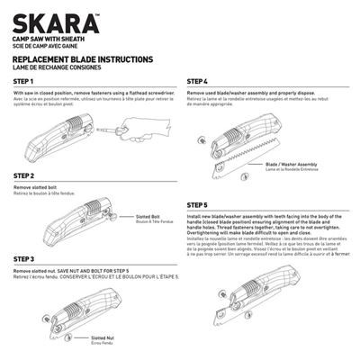 Sega pieghevole Camp SKARA™ GEAR AID® 63050 8