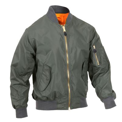 Giacca bomber MA1 FLIGHT leggera SAGE