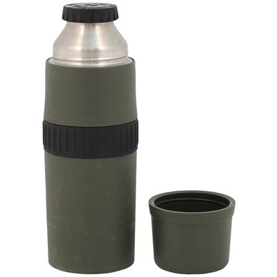 Termoska HOLANDSKÁ original 1 litr mod.II ZELENÁ použitá Esercito olandese 600757 2