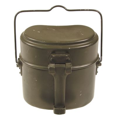 Stoviglie da tavola /rene/ BW 3 pz ALU VERDI usate Bundeswehr 91463100 2