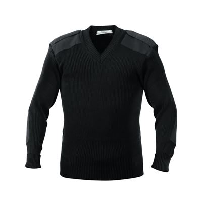 Maglione US ACRYLIC scollo a V NERO