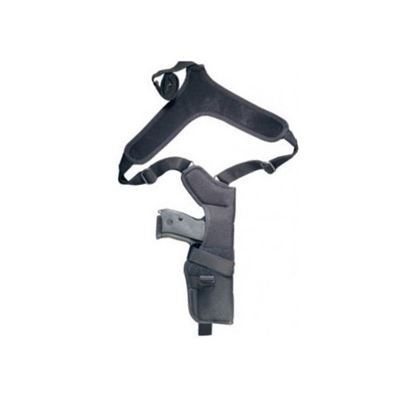 Fondina verticale per pistola 635/KZ con gancio a croce su entrambi i lati