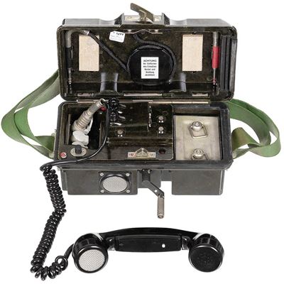 Telefono da campo NVA con accessori Esercito NVA/DDR 637197 2