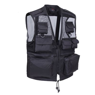 Gilet tattico RECON NERO ROTHCO 6484 2