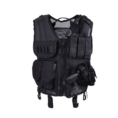 Gilet tattico QUICK DRAW NERO ROTHCO 6594 2