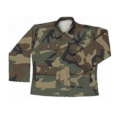 Camicia da bambino tipo BDU HUSKY WOODLAND