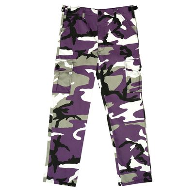 Pantaloni per bambini BDU VIOLET CAMO