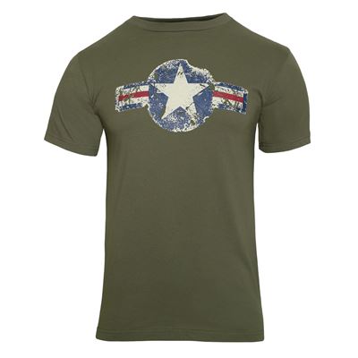 Maglietta VINTAGE ARMY AIR CORP VERDE