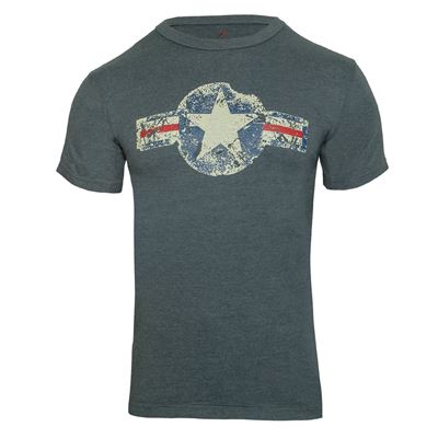 Maglietta VINTAGE ARMY AIR CORP BLU