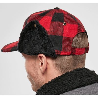 Cappello invernale Lumberjack ROSSO/NERO BRANDIT 7010-41 3