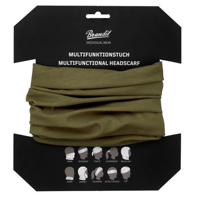 Sciarpa multifunzionale VERDE BRANDIT 7016-1 2